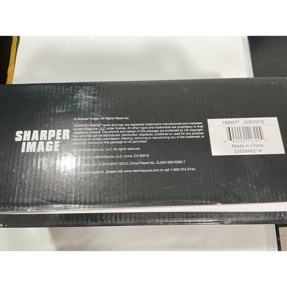 Lot 2 Sharper Image Black Memory Foam Slip on Slippers Moccasin Ultra Soft Large - Picture 9 of 11